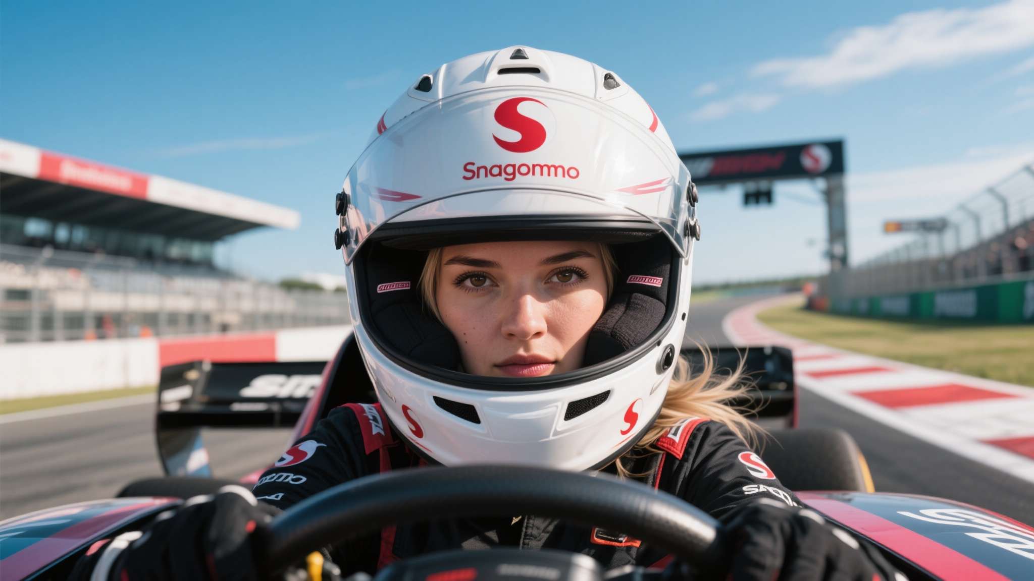 当引擎轰鸣声响彻赛道，那顶印有骁龙标识的头盔之下，是一个个不愿被速度定义性别的女